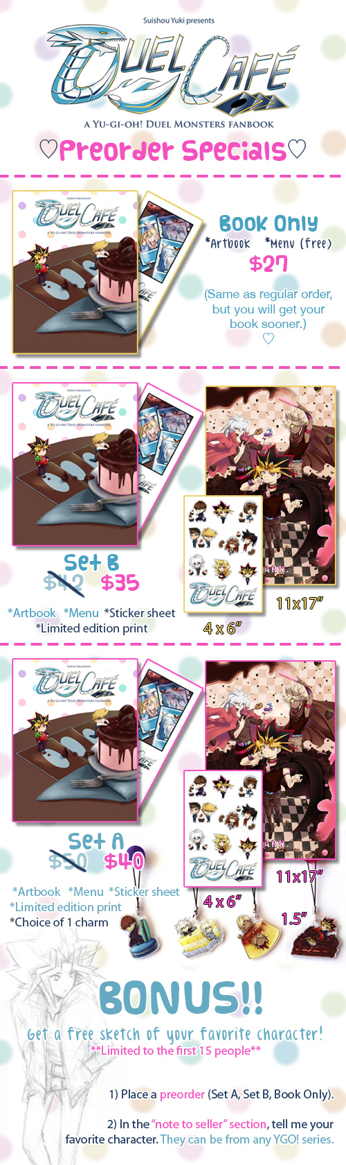 duel cafe preorder specials