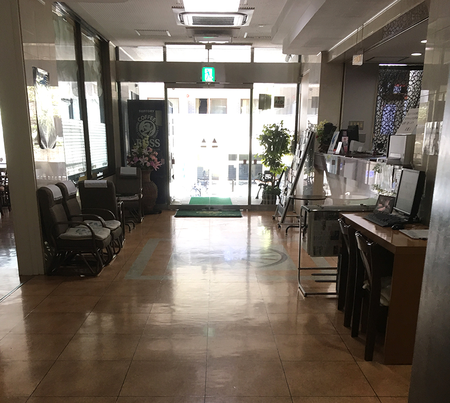 an image of the reception desk area at Hotel Sun Royal Kawasaki