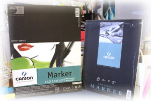 Image of Canson Marker Paper in sizes 9 by 12 and 11 by 14